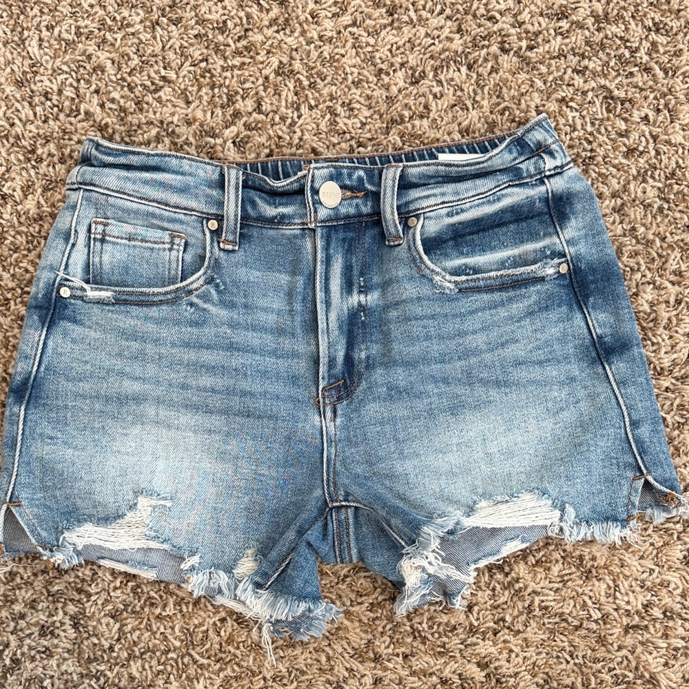 Classic Blue Denim Jean Shorts